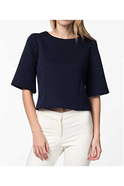 Roman Kapitone Bluz Lacivert K1513049_015