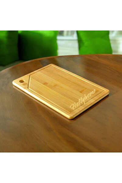 HOLLYHOME لوح تقطيع فاخر من الخيزران - صينية عرض كبيرة الحجم لخدمة الجبن مقاس...