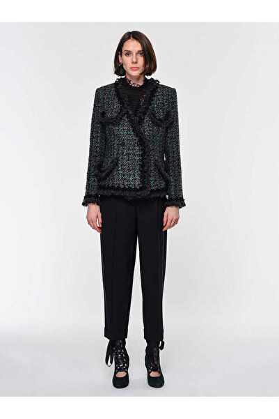 Roman Paça Detaylı Yün Pantolon K.Lacivert K1912045_220