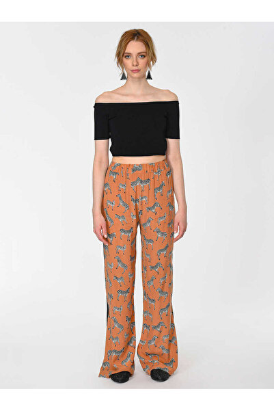 Roman Zebra Desenli Kadın Pantolon Standart Renk Y1912001_089