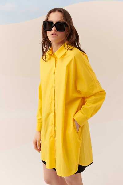 Roman Uzun Kollu Gömlek Sarı Y2313549_009