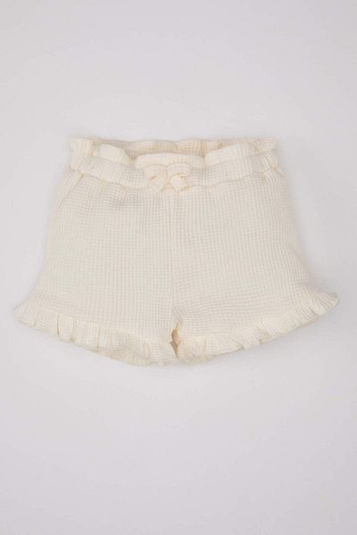 DeFacto Baby Girl Comfort Fit Waffle Shorts A8043A523Sm