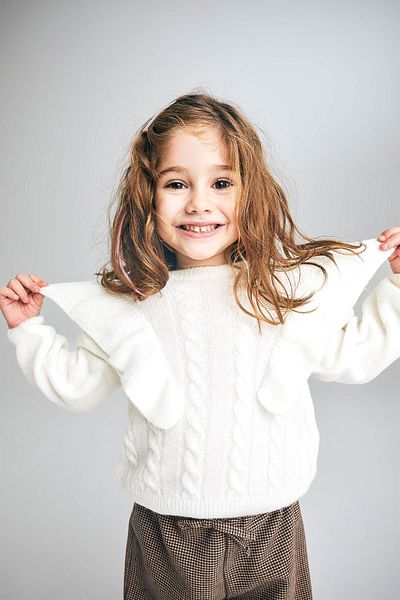 DeFacto Baby Girl Crew Neck Sweater A4086A523Wn