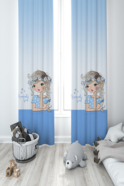 BAMBAŞKA MODA DEČJA I DEČJA SOBA Romantična devojčica Sa deznom Plava 2 Krila...