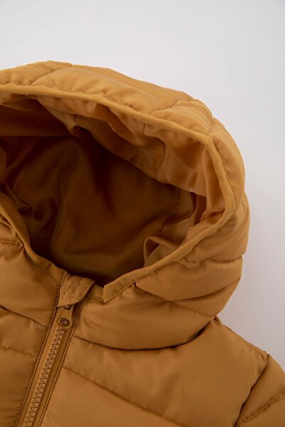 DeFacto Erkek Bebek Su Itici Kapüşonlu Polar Astarlı Mont A2859a523au