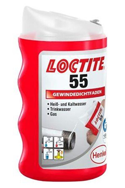 LOCTİTE 55 Boru ve Dişli Sızdırmazlık İpi Teflon Bant 160mt