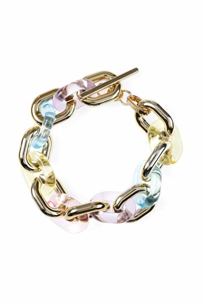 Roman Halkalı Renkli Kadın Bileklik Standart Renk Y2286250_089