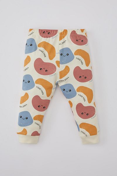 DeFacto Baby Boy Pajamas Set - Print, Long Sleeve, Top and Bottom B7740A524Sp