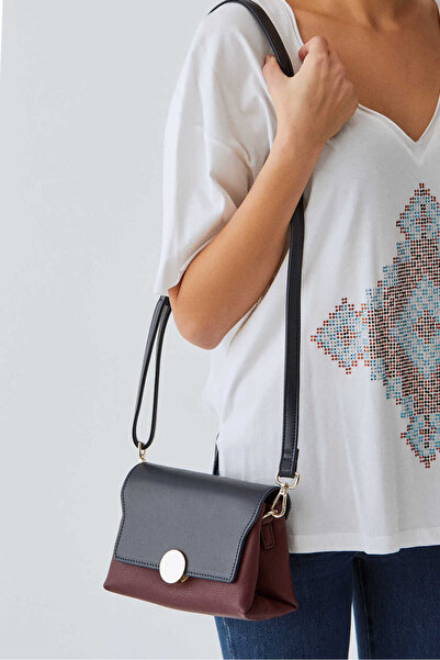 Roman Kapaklı Kadın Çanta Standart Renk K1981304_089