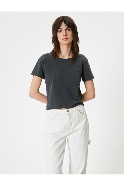 Koton Basic T-Shirt Short Sleeve Crew Neck