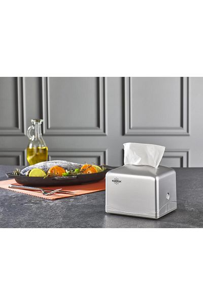 Rulopak Tekçek Mini Napkin Dispenser Matte Chrome