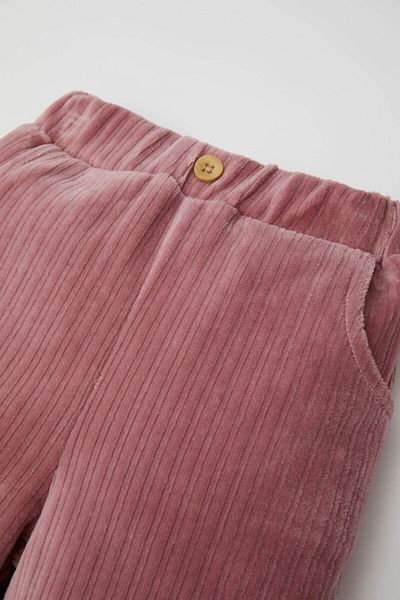 DeFacto Baby Girl Elastic Waist Corduroy Trousers D4996A524Wn