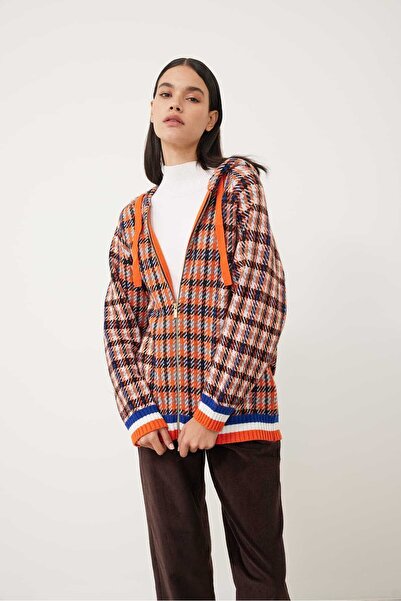 Roman Kapüşonlu Yün Hırka Standart Renk K2479110_089