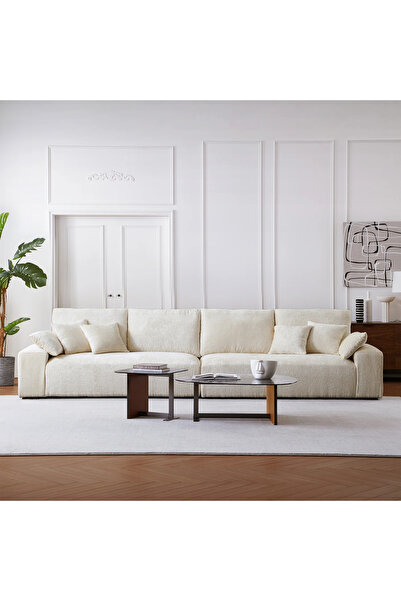 SCY Lacuna 4 Kişilik Modern Salon Dörtlü Koltuğu Özel Tasarım Dekoratif Oturm...