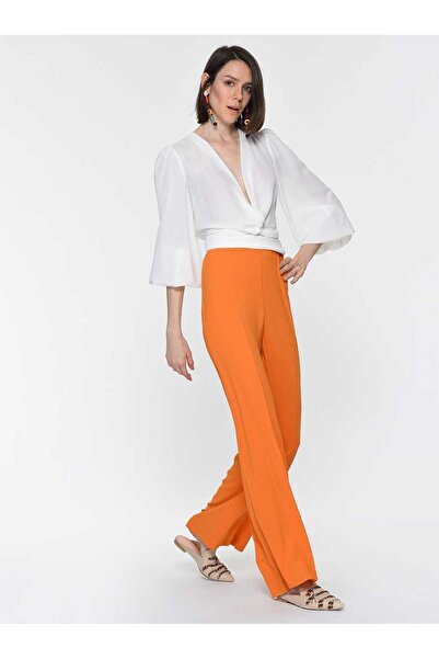 Roman Bol Paça Kadın Pantolon Oranj Y1912002_011