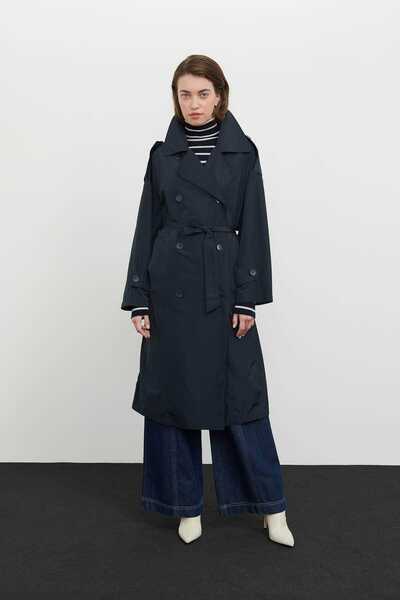 Roman Kruvaze Trençkot Lacivert K2318303_015