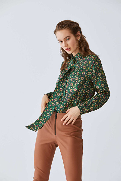 Roman Deri Görünümlü Pantolon Taba K2012035_022