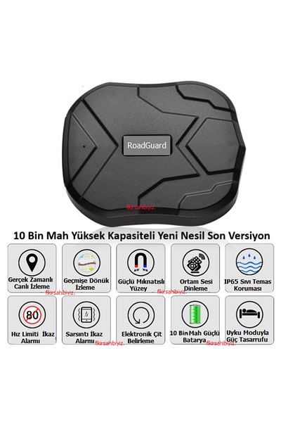RoadGuard 10 Thousand Mah Gps Automobile Motorcycle Vehicle Tracking Device Live Monitoring