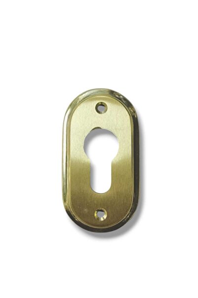 DOĞANLAR KAPI KOLLARI Pirinç Sarı Yale Kapak Kilit Ağzı Çelik Kapı Kilit Kapağı Barel Rozeti Tekli