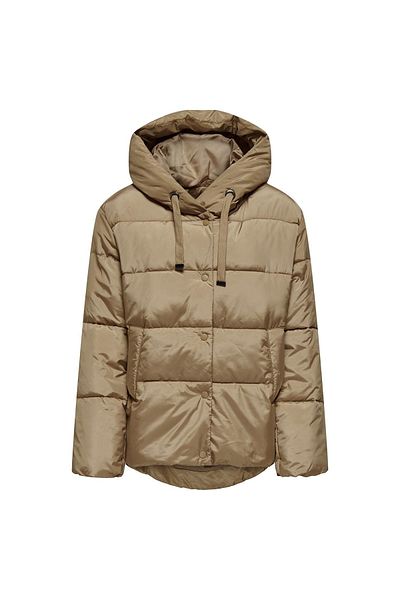 ONLY Ανοιχτό καφέ Γυναικείο Παλτό ONLSELIN PUFFER JACKET OTW