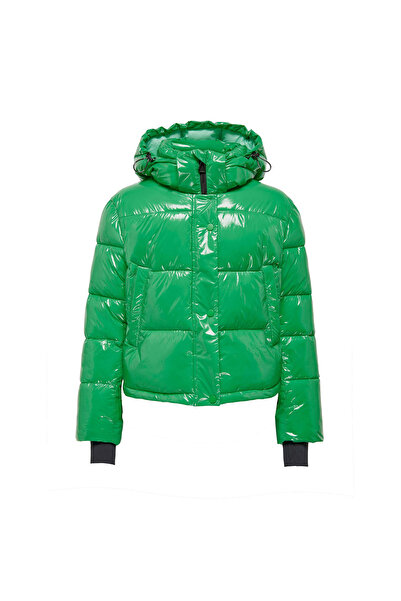 ONLY Ann Louis Premium Puffer Short Otw Women's Green Hooded Coat