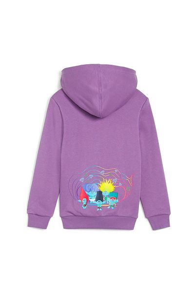 Puma Dívčí fialová mikina s potiskem 62482650 - Mikina X Trolls