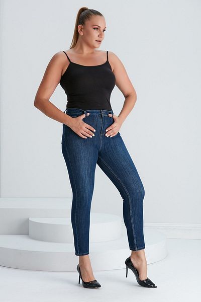 AybarsStore Plus Size Jeans
