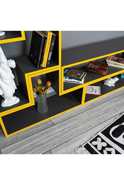 Genel Markalar Tetris Blokları Tv Ünitesi Dresuar Kitaplık Çok Amaçlı Raf Üni...