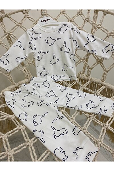 Baalaa Dinozorlu bebek pijama takımı