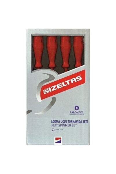 İzeltaş İzeltaş Lokma Uçlu Tornavida Seti 8 Parça