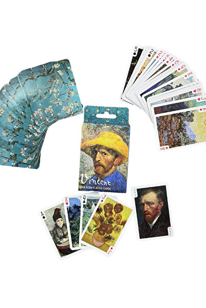 wildpanda بطاقة لعبة البوكر فان جوخ فنسنت كولاج