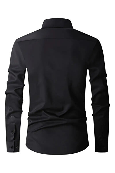 NO4 ΠΟΥΚΑΜΙΣΟ ΣΑΤΕΝ ΟΜΑΔΙΚΟ ΦΟΡΕΜΑ SLIM FIT CUT