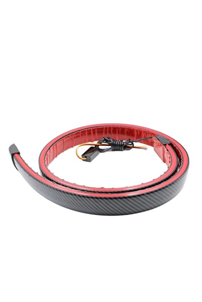 goodpag Mega Oto Market Led Işıklı Karbon Spoiler FR-103-W 130 cm Animasyonlu...