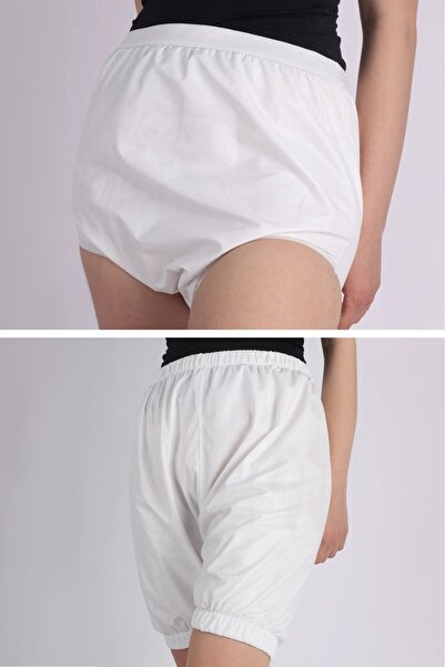 OzClifeCare Paçalı Kısa ve Uzun Model Birlikte Emici Külot Hasta Emici Mesane Külot SIZDIRMAZ