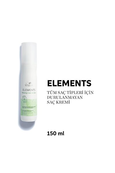 Wella Professionals Elements Tüm Saç Tipleri İçin Yenileyici Durulanmayan Saç...