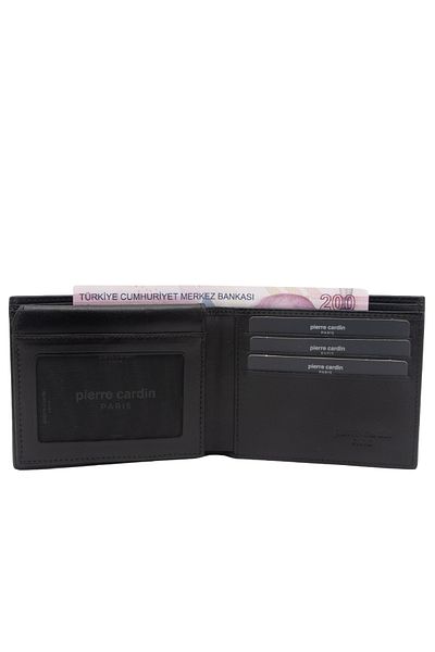 Pierre Cardin Black Leather Men's Wallet 22060S2W