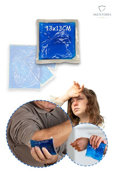 Akestoria Med 13X13 cm Thermogel Hot Cold Compress Gel Ice Pack H-0031