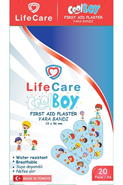 Life Care Erkek Çocuk Yara Bandı Desenli 20'li Kutu