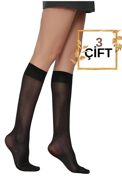 Daymod Venus 40 Black Knee Socks