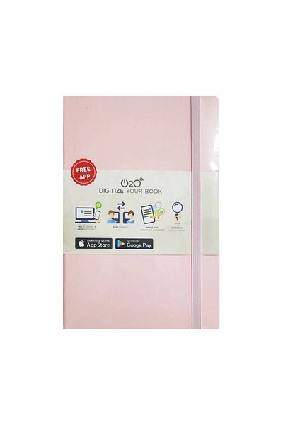 Tahtakale Hobi Σημειωματάριο Pink Stripes O2O - Σκληρό εξώφυλλο, Ελαστικό, 14x21 cm, 88 yp