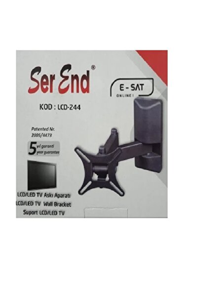 SER END 10/37 Oynar Başlıklı TV Duvar Montaj Ayak 25/94 İnç BoyuT 40/90 Kilo ...