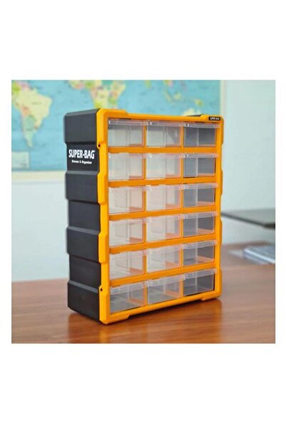 Süper Bag Super-Bag 18 Gözlü Monoblok Çekmece Seti