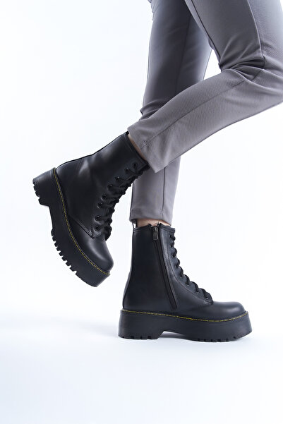 MuSoon Siyah Deri Bot Bot Yeni Sezon Bot Kaliteli Bot Siyah Bot Postal Bot Su...