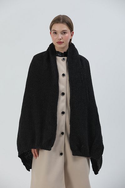 Sheilar Brass Knit Knitwear Shoulder Shawl