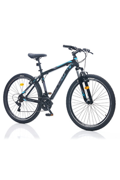 Corelli Felix 3.1 27,5'' Jant Dağ Bisikleti - Siyah-Turkuaz, 21 Vites, 46 Cm Alüminyum Kadro