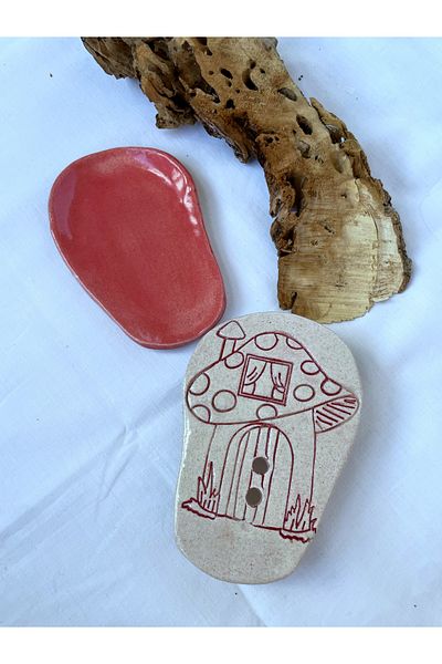 Sfenks. Ceramic Solid Soap Dish