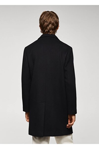 MANGO Man Geri dönüştürülmüş yün palto