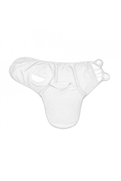 Evelise Sistem de infasare din bumbac 0-3 luni BabyJem Swaddle (Culoare: Ecru)