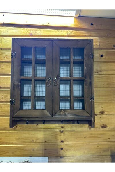 çetindekorasyon Tel Dolap Kahve Köşesi Terek