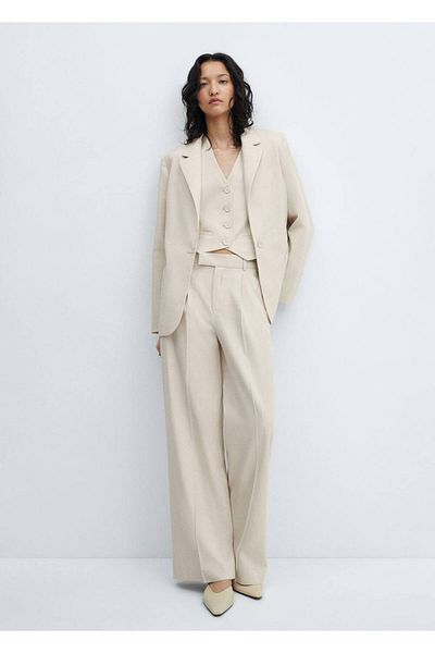 MANGO Woman Blazerjacke mit Taschen